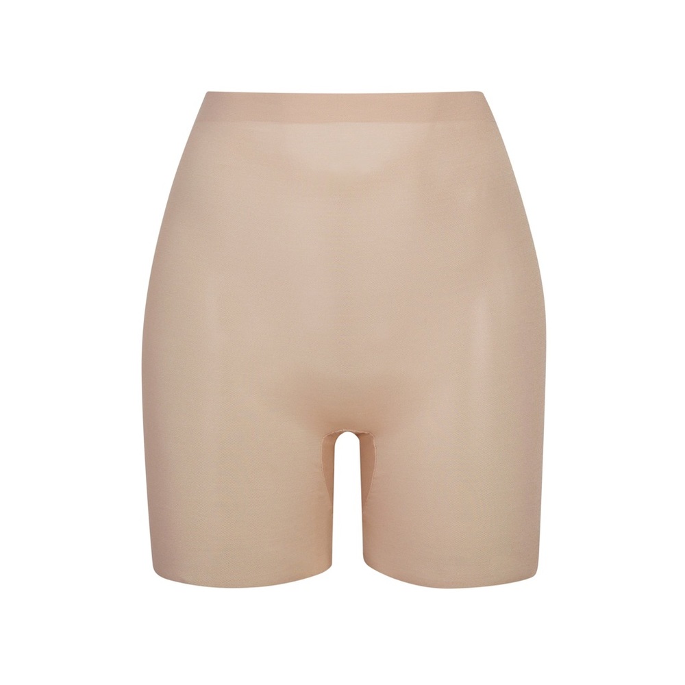 SHEER SCULPT LOW BACK SHORT - CLAY